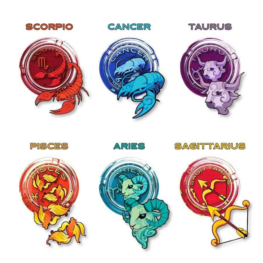 Glastrology - Horoscope Ashtray (Variety)