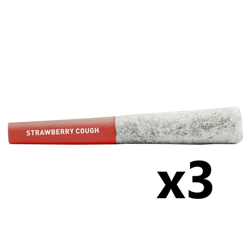 Claybourne - Flyers Infused Strawberry Cough - 3 x 0.5g