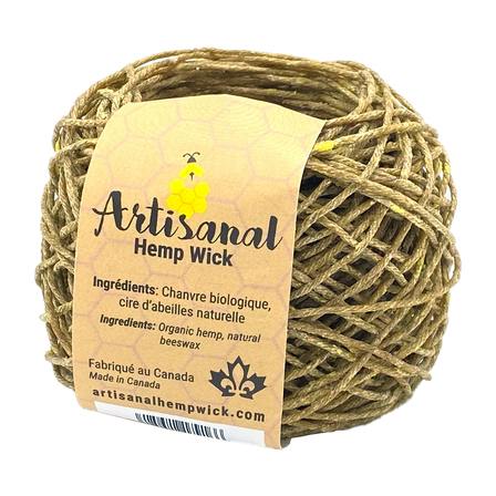Artisanal Hemp Wick - 30m