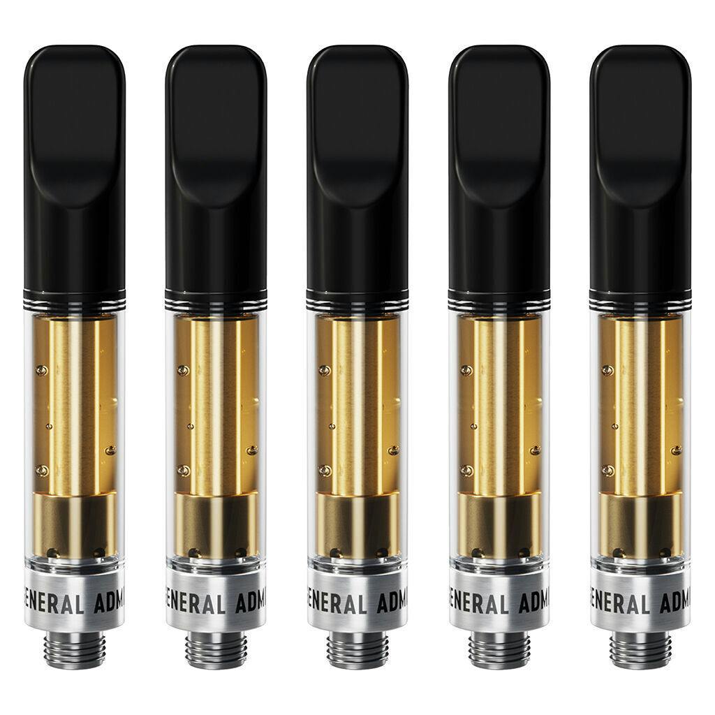 General Admission - Tiger Blood Club Pack 510 Thread Vape Carts - 5 x 0.95g