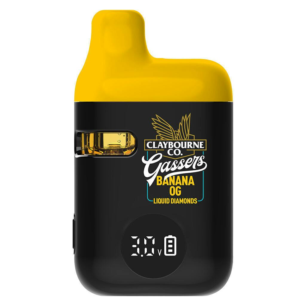 Claybourne - Gassers Banana OG Liquid Diamonds AIO - 0.95g