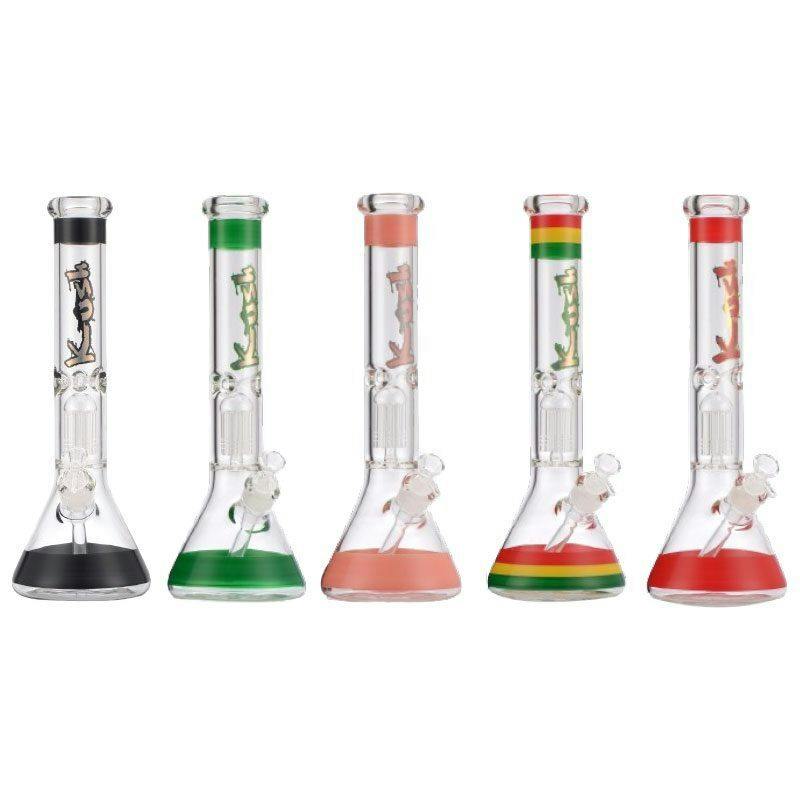 15″ Kush Glass Bong with Bowl – Assorted