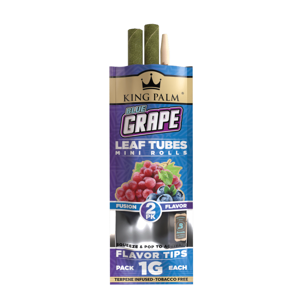 King Palm - Blue Grape – 2 Mini Rolls