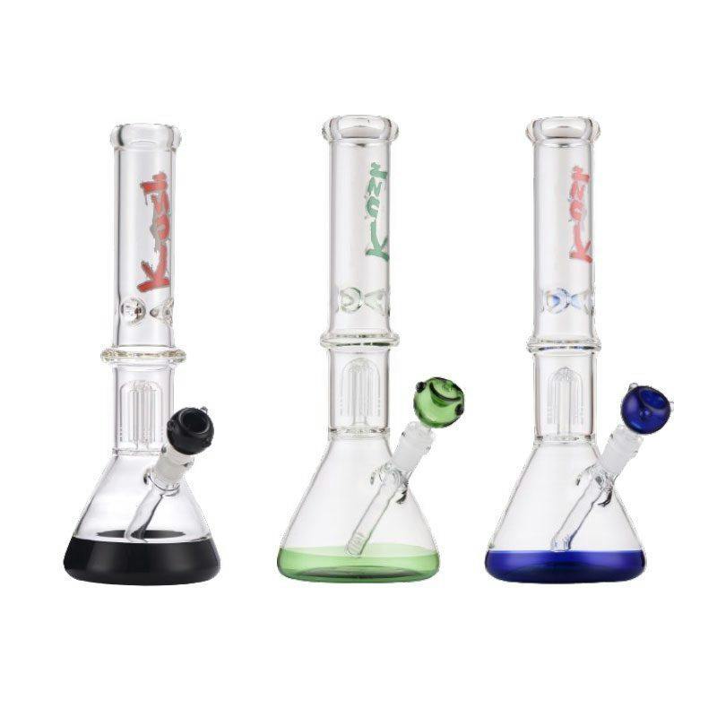 15″ Kush Percolator Glass Bong with Bowl – Assorted