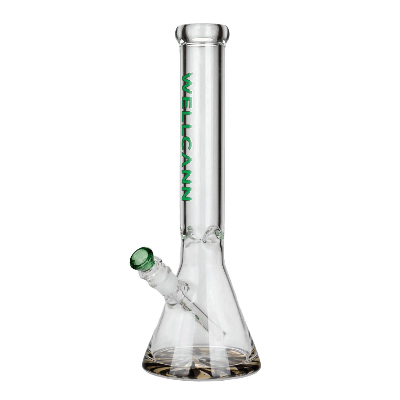 Wellcann 11" 7mm Psychedelic Thickened Beaker Glass Bong