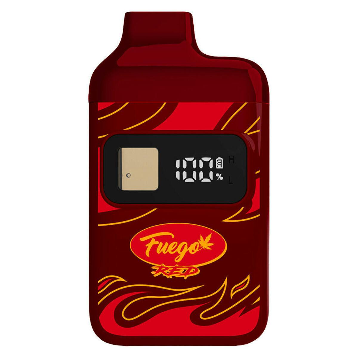 Fuego Red - Rainbow GLTO Liquid Diamond Disposable Vape - Indica - 0.95g