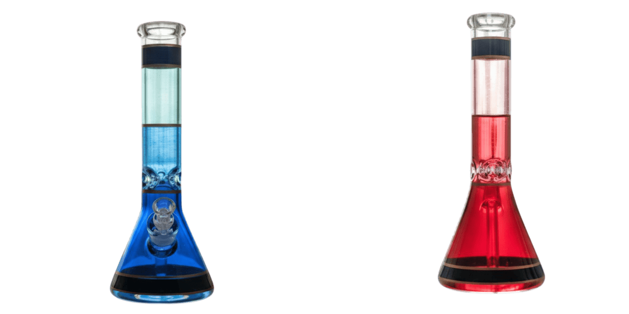 Xtreme 14″ Hand-Painted Beaker Bong