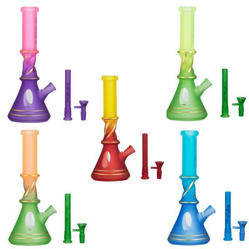 12″ Xtreme COLOR CRAZE NEON SPIRAL Bong