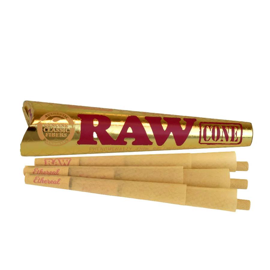 Raw Classic - Gold Ethereal Phenomenally 1 1/4 Pre-Rolled Cones