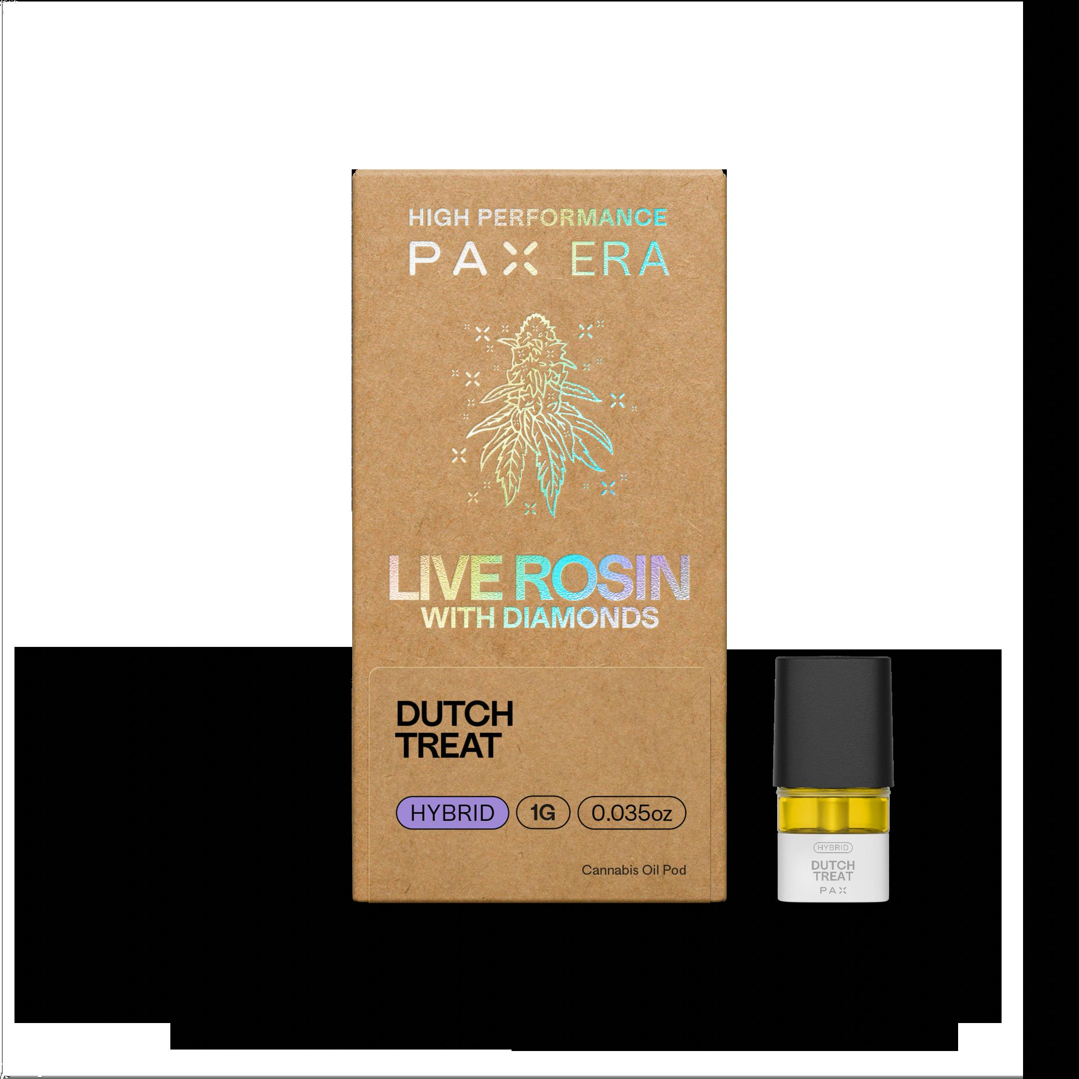 PAX | Dutch Treat | 1g Live Rosin With Diamonds Pod (Hybrid)