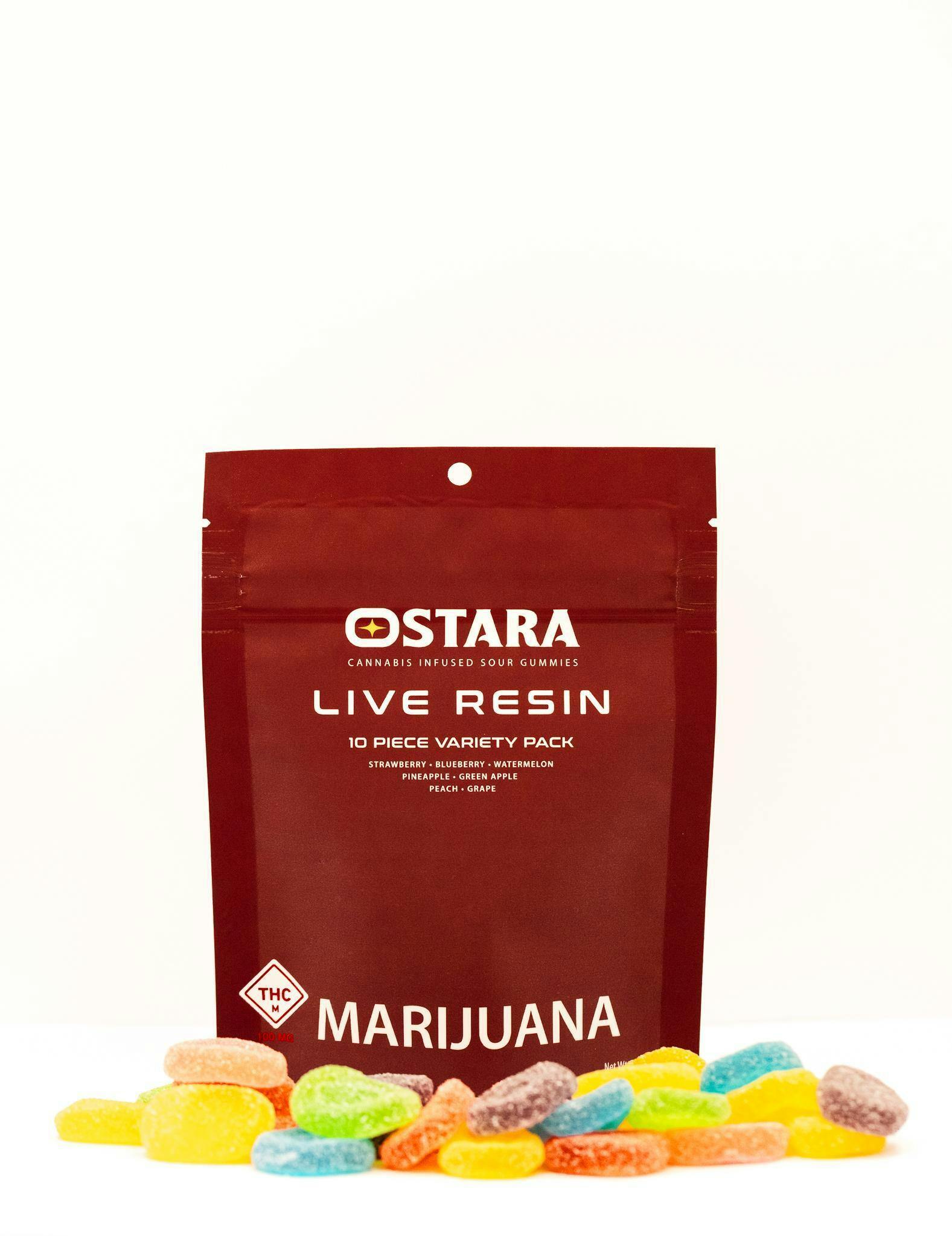Live Resin Sour Gummies 10pk
