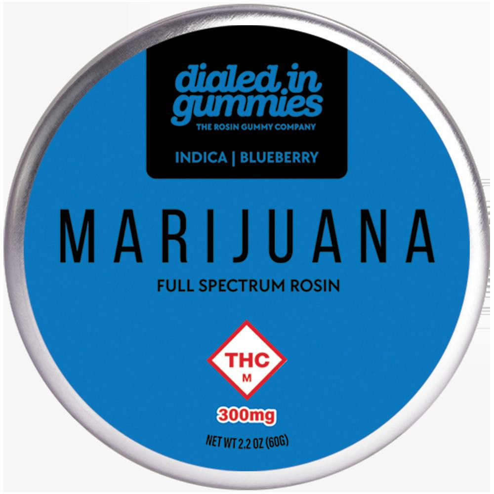 High Dose Rosin Blueberry Gummies 10pk