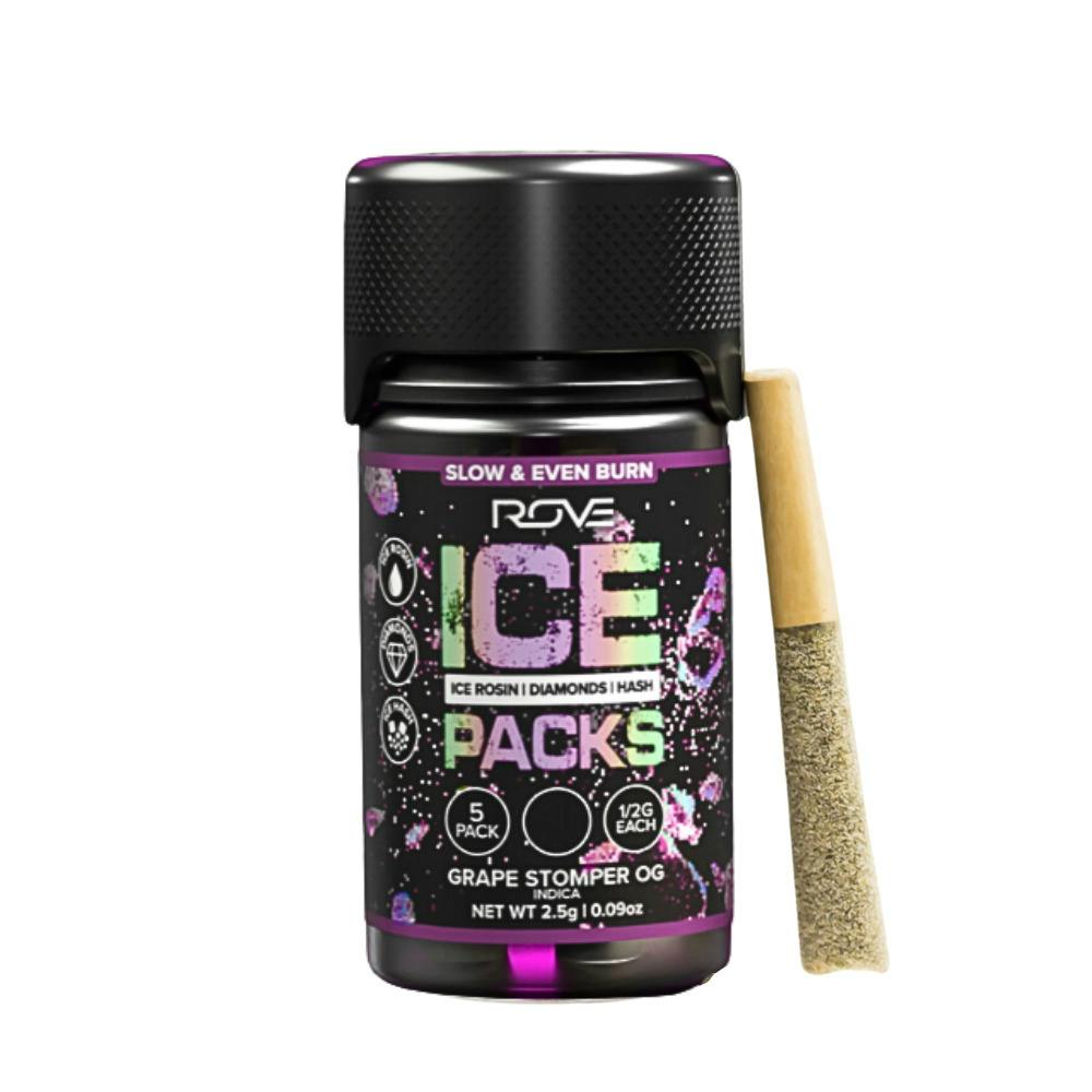 Grape Stomper OG | Ice Pack Infused PreRoll 5pk