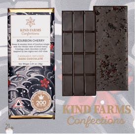 Kind Farms | Bourbon Cherry Dark Chocolate 200mg