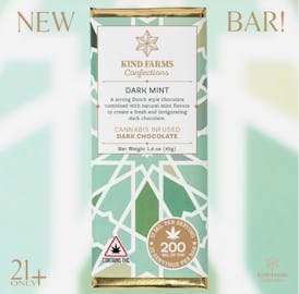 Kind Farms | Dark Mint Dark Chocolate 200mg
