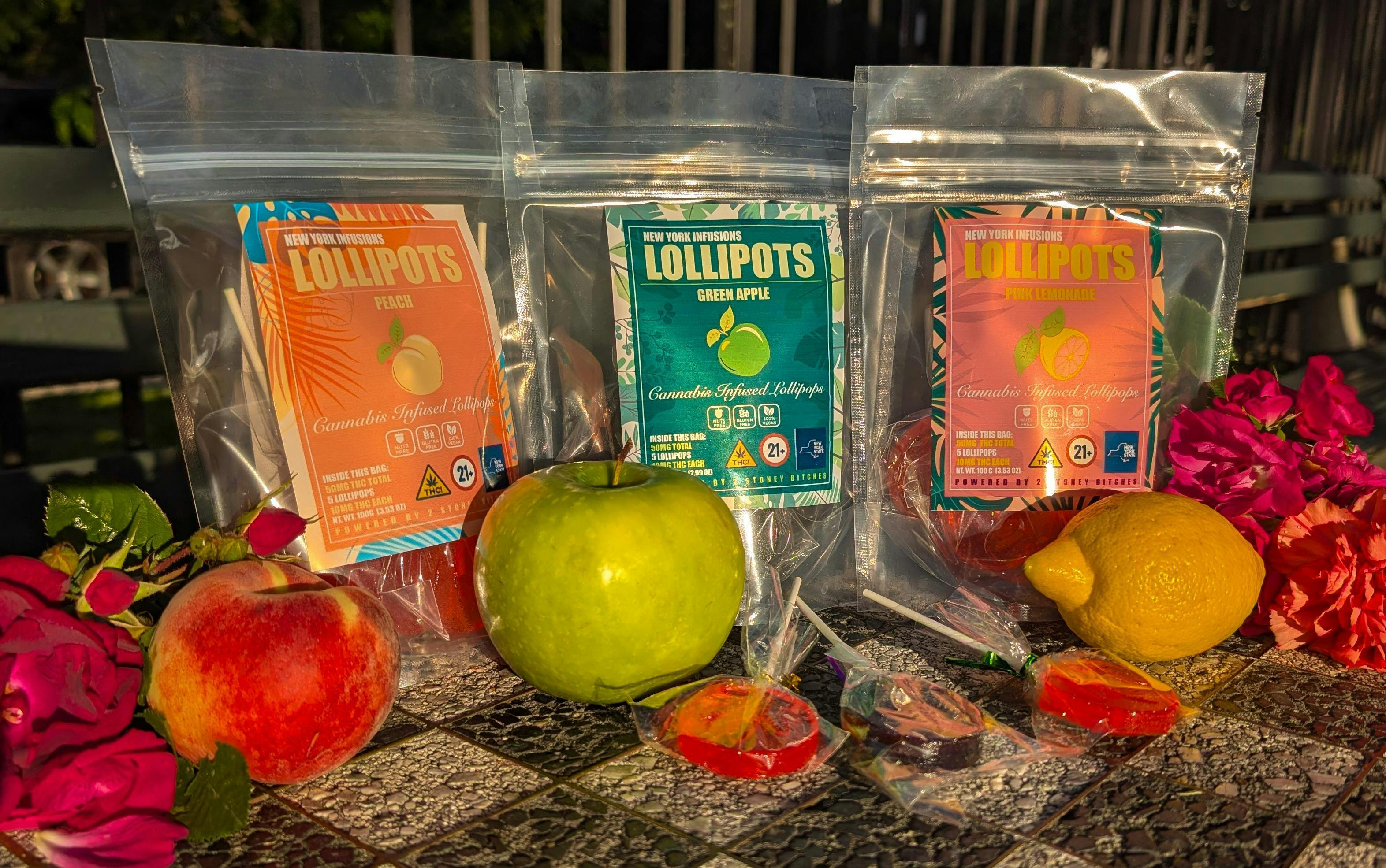 Green Apple Lollipops | 10mg | 5pk