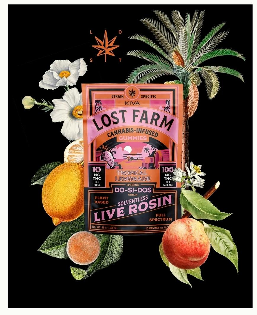 Gummies | Live Resin | Lost Farm | Tropical Lemonade x Ztrawberry Guava Rosin