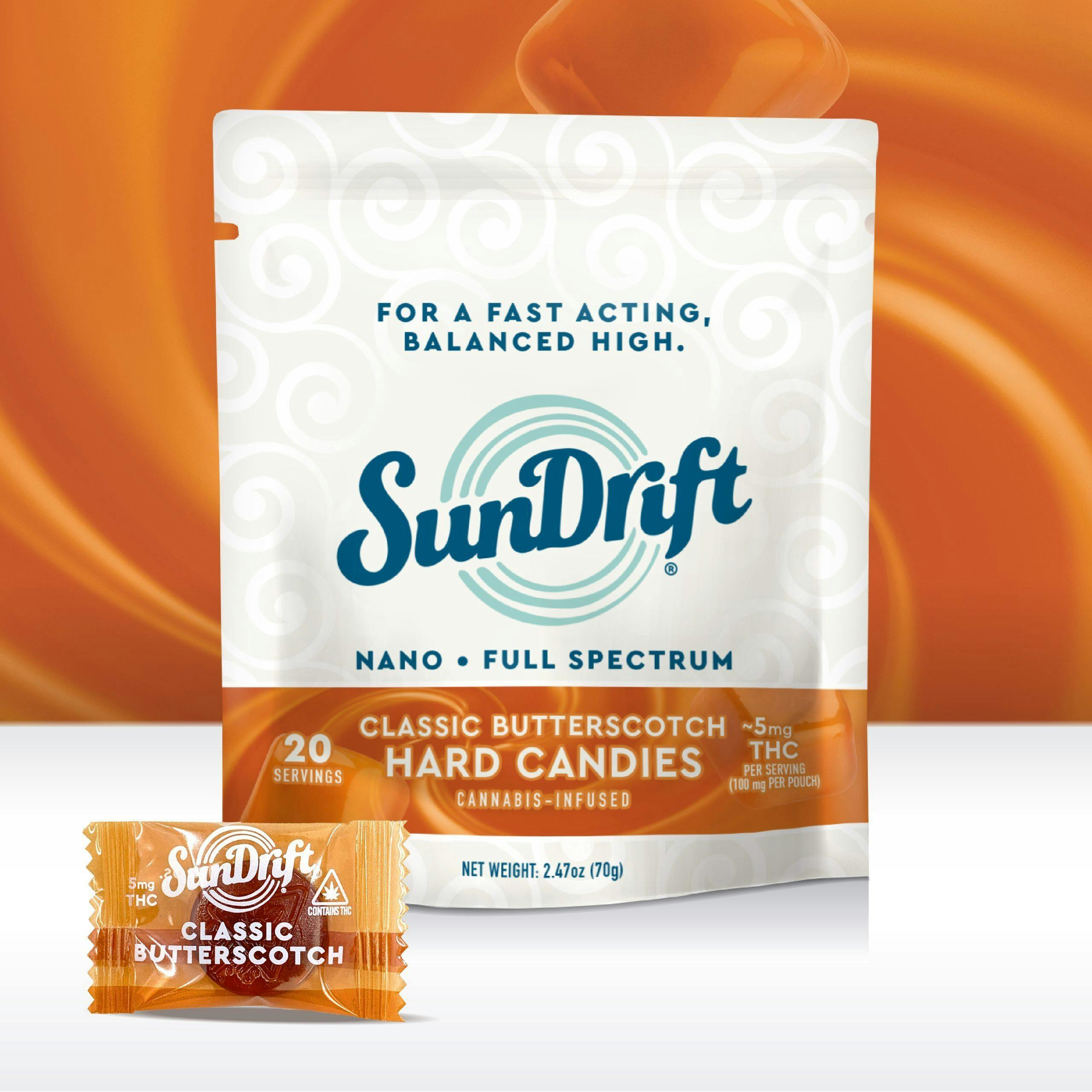 SunDrift | Hard Candies | Butterscotch | 5mg | 20pk