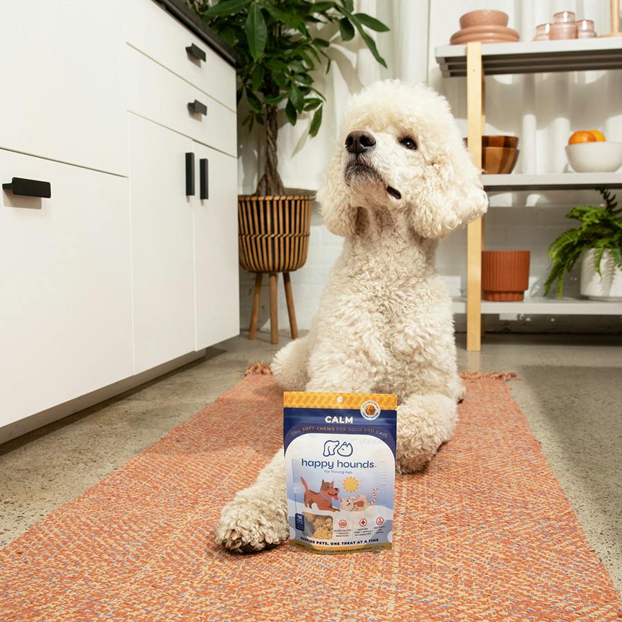 Pet CBD | Happy Hounds | Calm + Joint | Bacon Chews | 5mg | 30pk