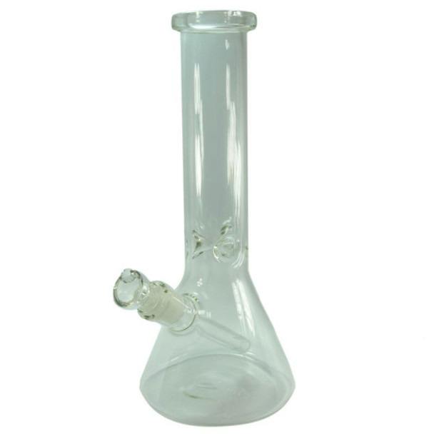 12" Heavy Glass Beaker Bong | Clear