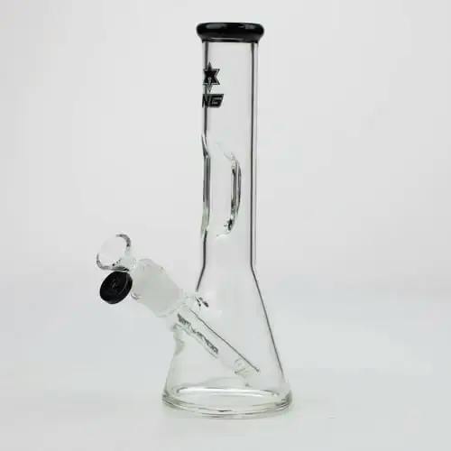 10.5" Nice Glass Elbow Ice Pinch Beaker Bong - Assorted Colours