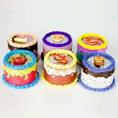 2.5" Cake-Shaped Metal Grinder - Assorted