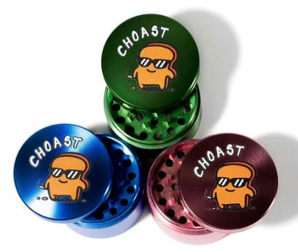 Choast 4pc Aluminum Grinder 63MM - Assorted Colors