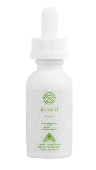 REMEDI RELIEF 1:1 THC:CBD TINCTURE 50MG