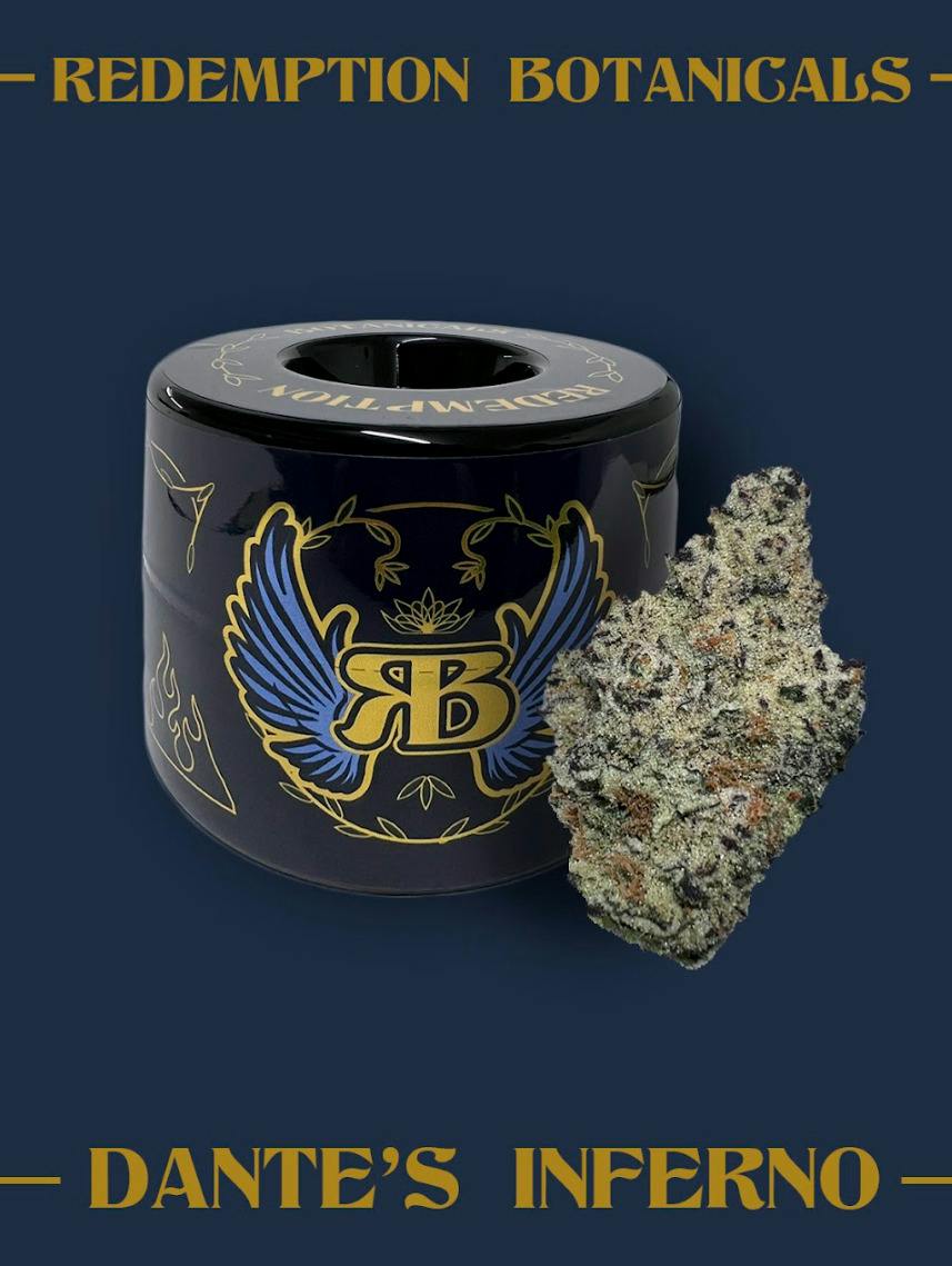 REDEMPTION BOTANICALS DANTE'S INFERNO FLOWER 3.5G