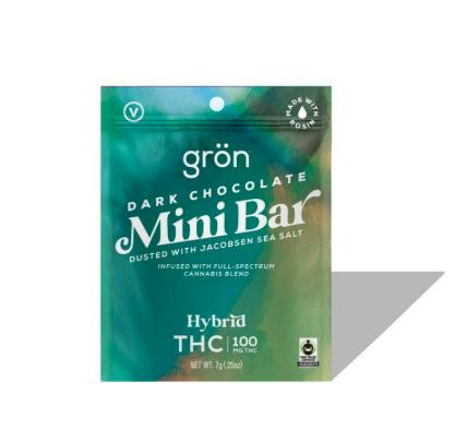 GRON DARK CHOCOLATE MINI BAR 100MG