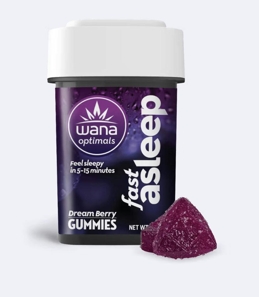 WANA OPTIMALS FAST ASLEEP DREAM BERRY 10PK GUMMIES 20MG