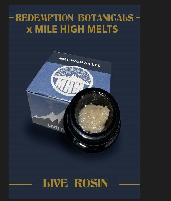 MILE HIGH MELTS INFERNO #8 LIVE ROSIN 1G