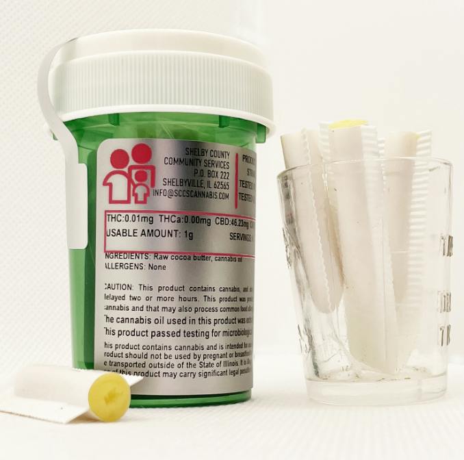SCCS SUPPOSITORY 1:1 CBD 4PK 100MG