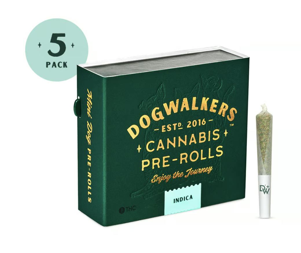 DOGWALKERS BROWNIE POINTS 5PK PRE-ROLLS 1.75G
