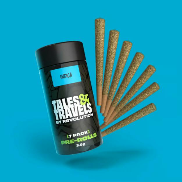 TALES & TRAVELS PURPLE MILK 7PK PRE-ROLLS 3.5G