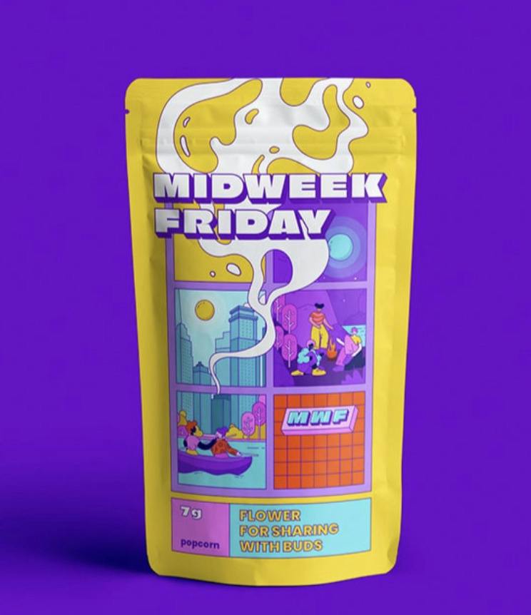 MIDWEEK FRIDAY BOOGER SUGAR POPCORN 7G