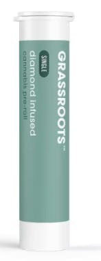 GRASSROOTS FUZZY NAVEL 1PK INFUSED PRE-ROLL 1G