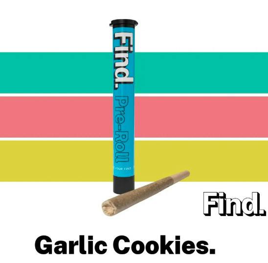 FIND GARLIC COOKIES 1PK PRE-ROLL 1G