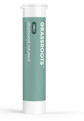 GRASSROOTS ZESTY GARLIC COOKIES 1PK DIAMOND INFUSED PRE-ROLL 1G
