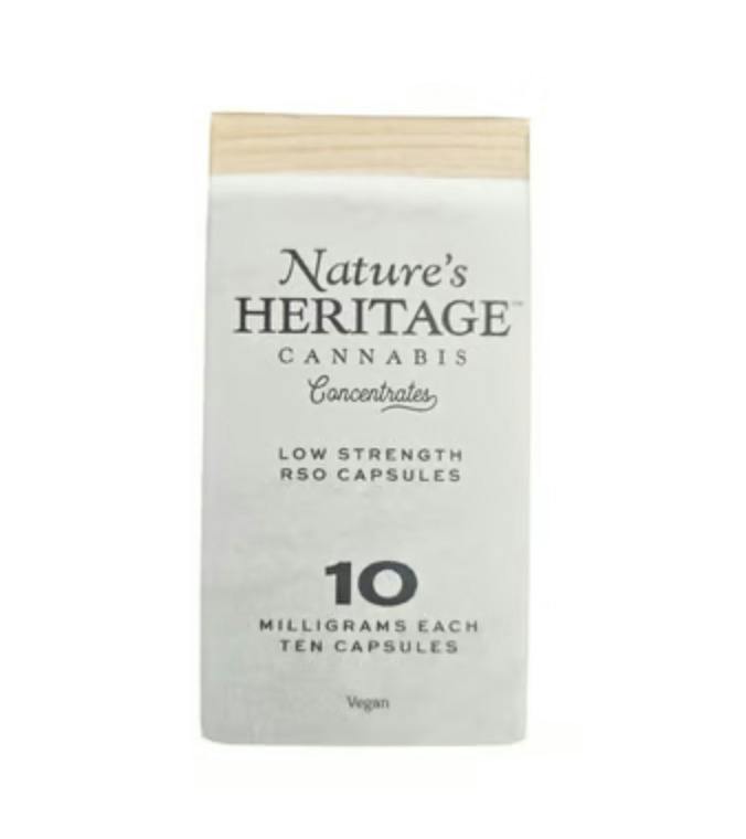 NATURE'S HERITAGE 10PK RSO CAPSULES 100MG