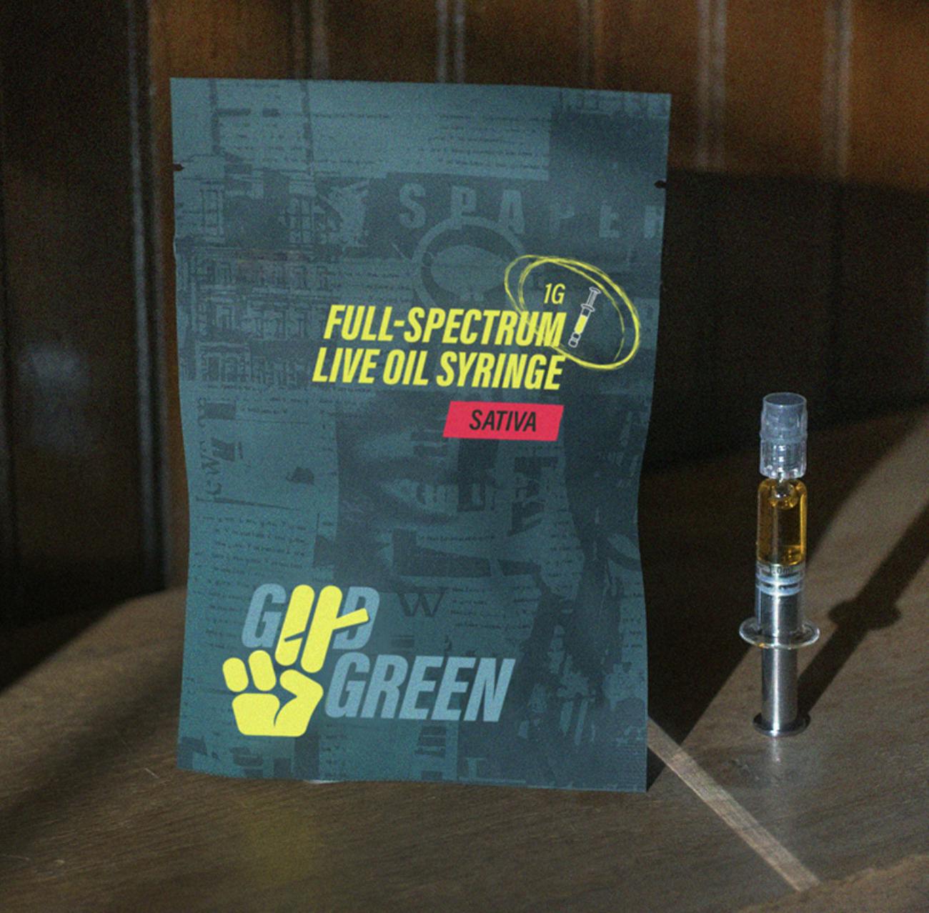 GOOD GREEN FULL SPECTRUM LIVE SYRINGE 1G