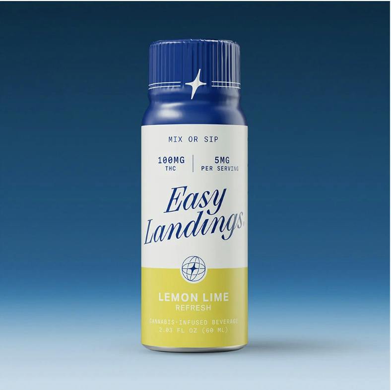 EASY LANDINGS LEMON LIME REFRESH SHOT 100MG