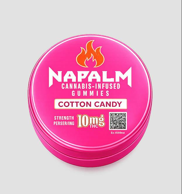NAPALM COTTON CANDY 10PK GUMMIES 100MG