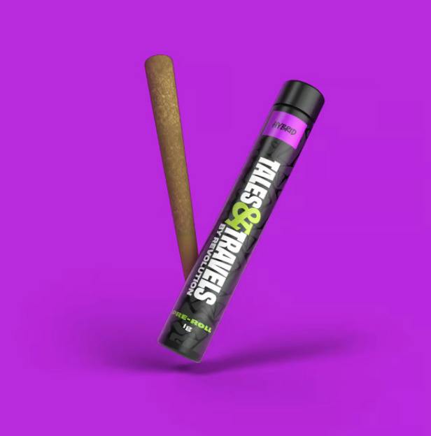 TALES & TRAVELS EVERGLAZED 1PK PRE-ROLL 1G