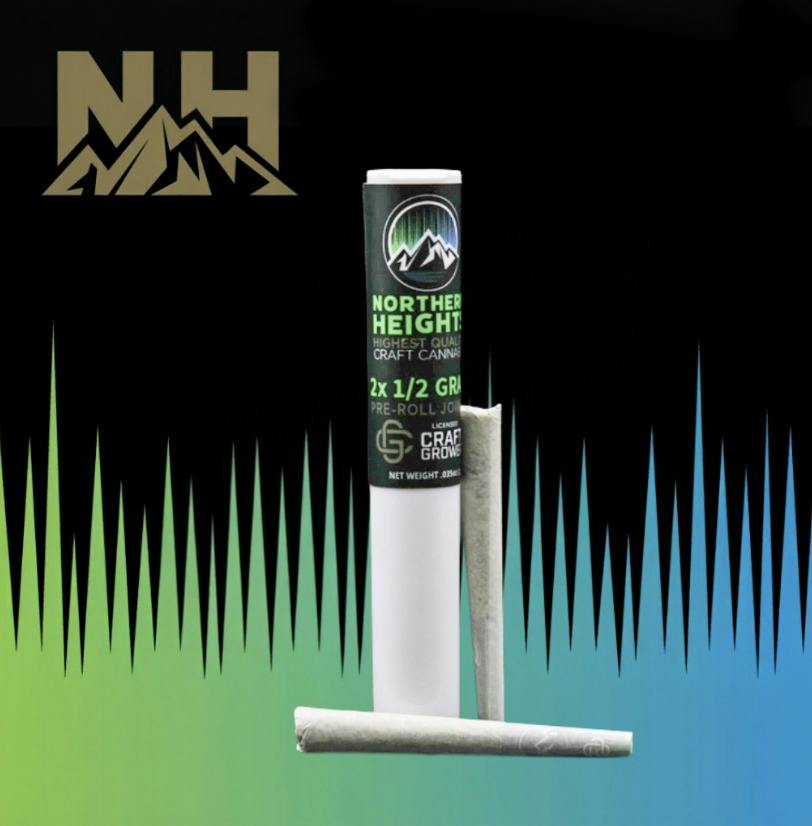 NORTHERN HEIGHTS PAPAYA BANGBANG 2PK PRE-ROLLS 1G