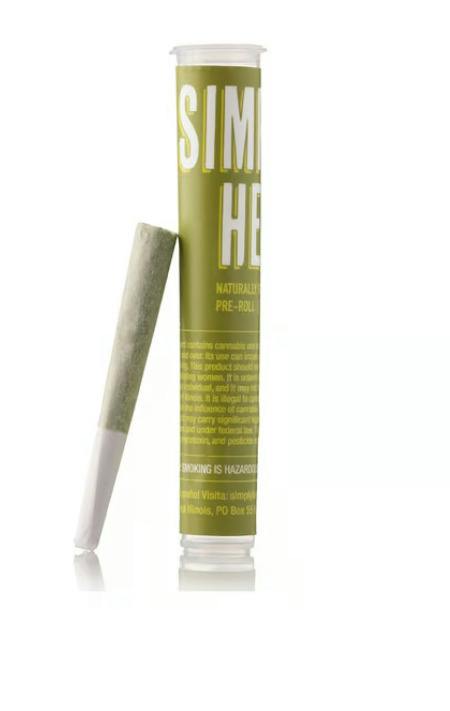 SIMPLY HERB BLOCKBERRY 1PK PRE-ROLL 1G