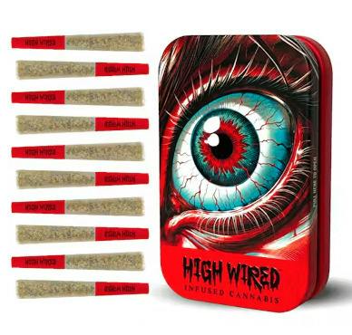 HIGH WIRED SNAKE EYES 10PK INFUSED PRE-ROLLS 3.5G