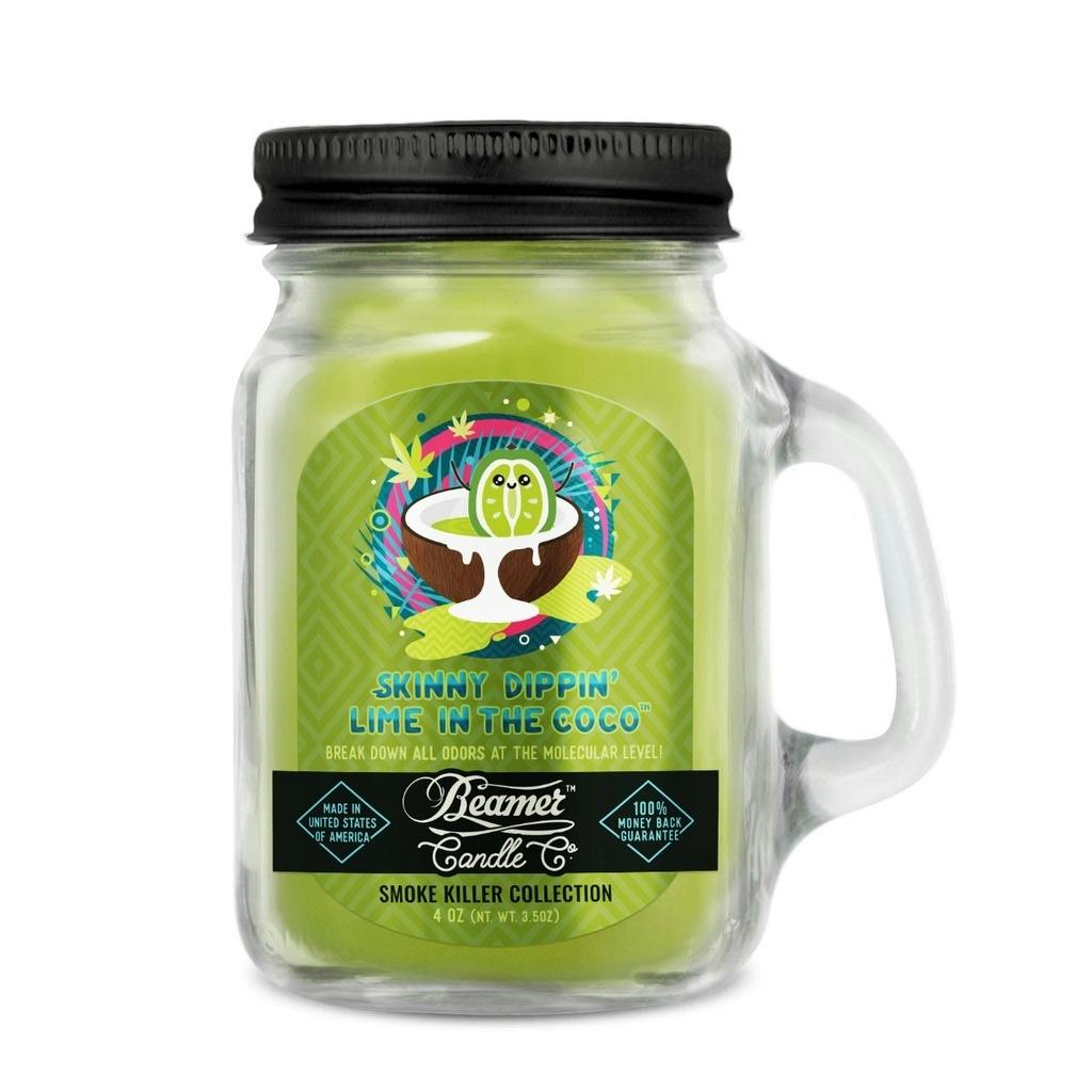 Beamer Smoke Killer Collection Candle - 4oz - Skinny Dippin Lime In The Coco