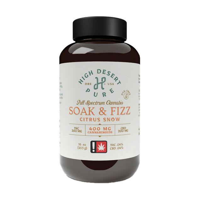 CITRUS SNOW SOAK AND FIZZ BATH SALTS - 400 MILLIGRAMS
