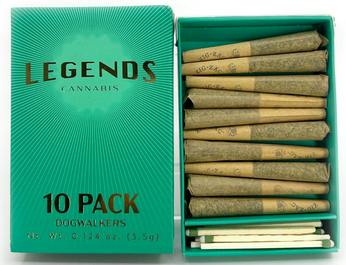 Legends Cannabis 10-Pack Pre-Roll (Golden Goat)